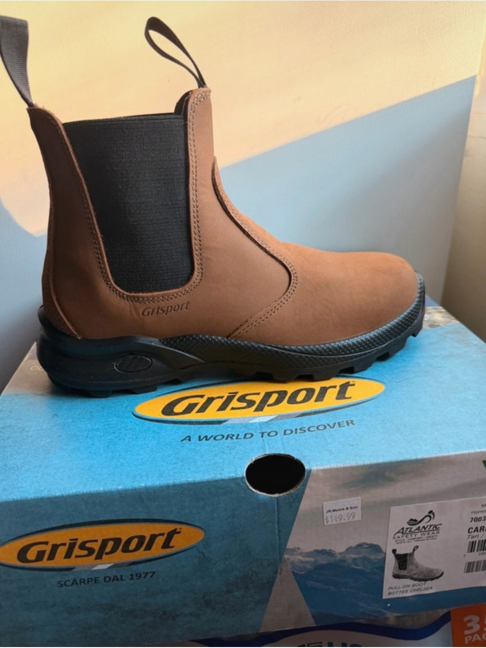 Men's Brown Chelsea-Style Outdoor Boot